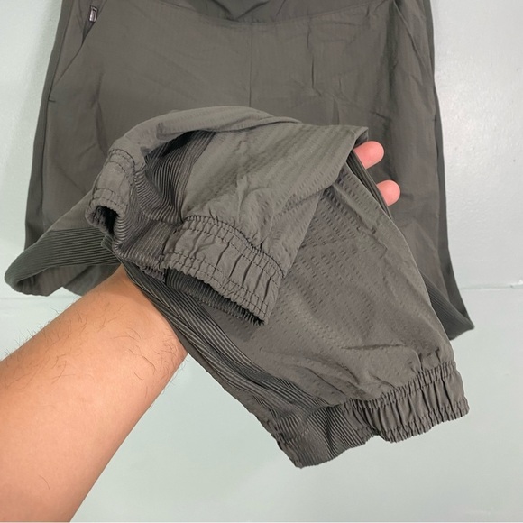 Athleta Brooklyn Textured Pant Green Sz 14 Jogger 566689 - Picture 4 of 6